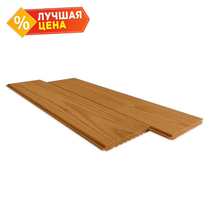 Стеновая панель клееная Fingerpanel крашенная 8x96x3000 мм Экстра Хвоя Воск / Лак Шлифованная Коричневый