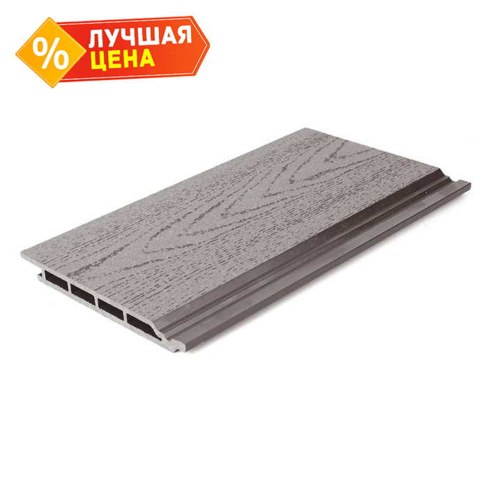 Фасадная панель ДПК Grand Line тиснение 16x145x3000 мм Венге