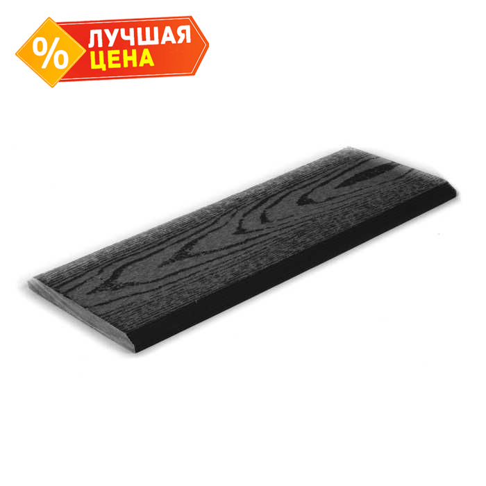 Торцевая планка Grand Line 11x118x4000 мм Графит