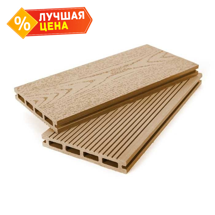 Террасная доска ДПК Grand Line 22x140x3000 мм Бронзовый