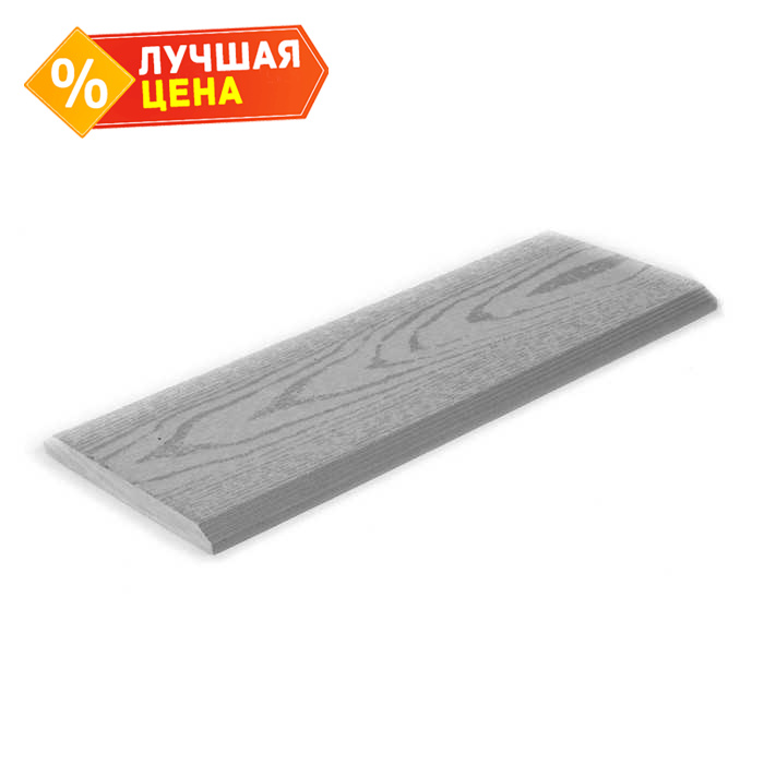 Торцевая планка Grand Line 11x118x4000 мм Серый