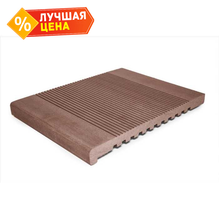 Ступень Grand Line массив 22x320x4000 мм Какао