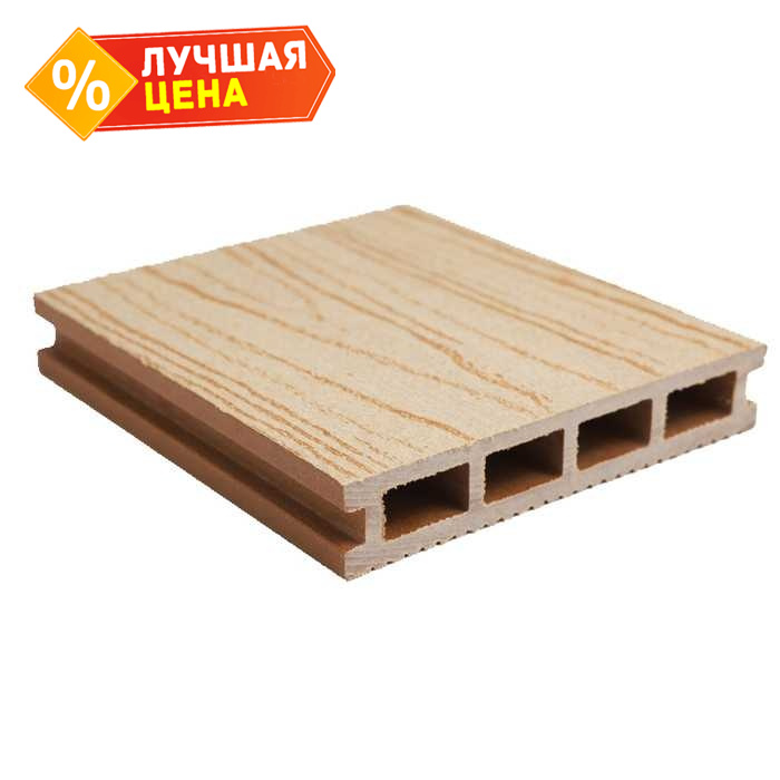 Террасная доска ДПК вельвет и тиснение MasterDeck 26x140x4000 мм Орегон