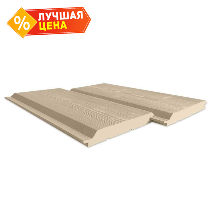 Имитация бруса UTVF крашенная 21x176x6000 мм АВ Ель Укрывная Серый