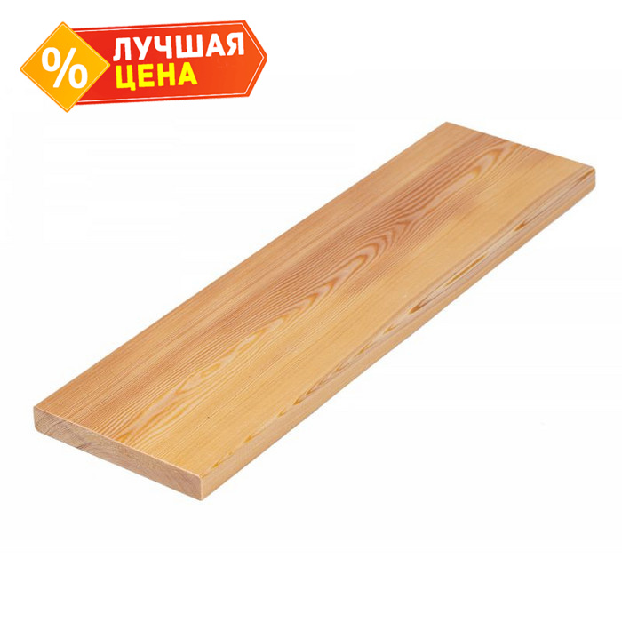 Планкен прямой 21x145x3000 мм ВС Лиственница